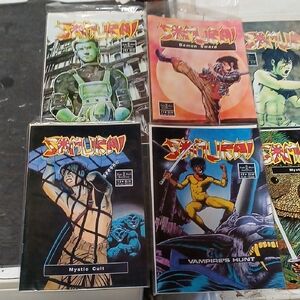 Lot Of 13 Vintage Samurai Comic Book Collection
